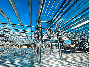 Danao Public Market building construction.